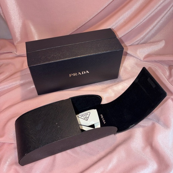 Authentic Prada PR 14ZS Grey Lens with White Frame Sunglasses - Picture 12 of 12